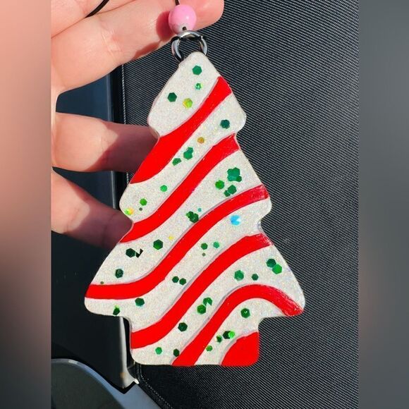 Other - 𝅺Little Debbie Christmas Cake Large Car Freshie, Applewood & Fir Needle